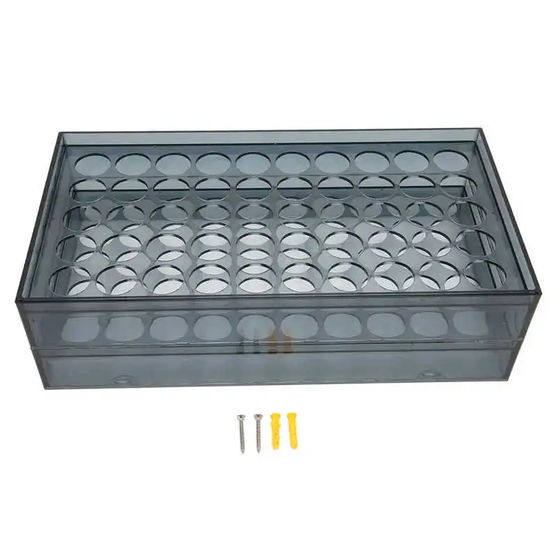

Tattoo Bottle Rack 3cm Hole Diameter 50 Holes Tattoo Bottle Display Stand for Decoration