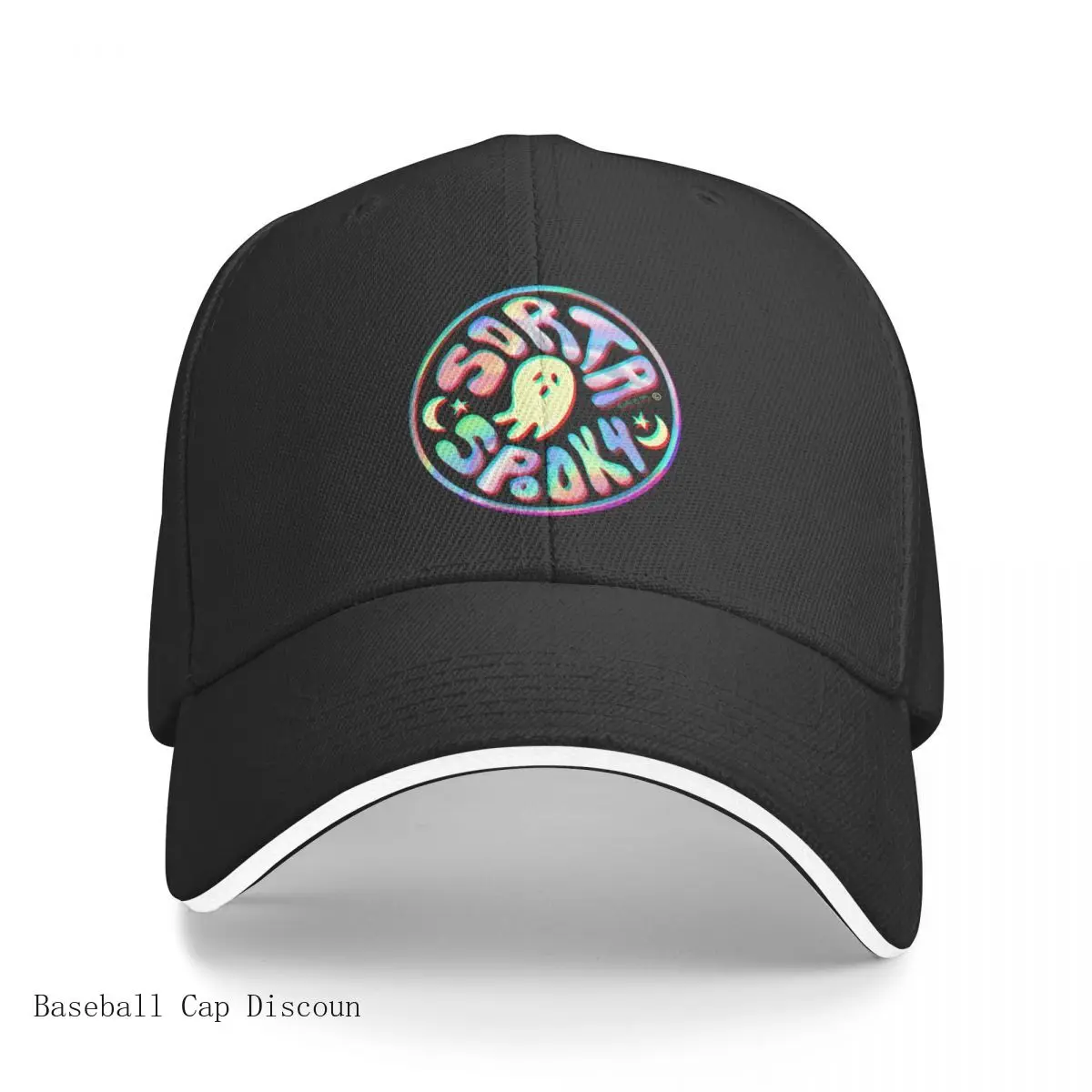 

Hot Holo Sorta Spooky  Baseball Cap Wild Ball Hat Custom Cap Christmas Hats Designer Man Hat Women's