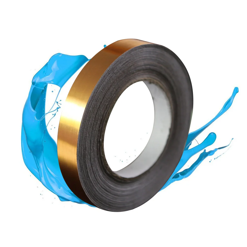 

1 Roll Metalized Self-adhesive Tape Shiny Ceramic Tile Sealer Tile Seam Filler for Living Room Bedroom Kitchen