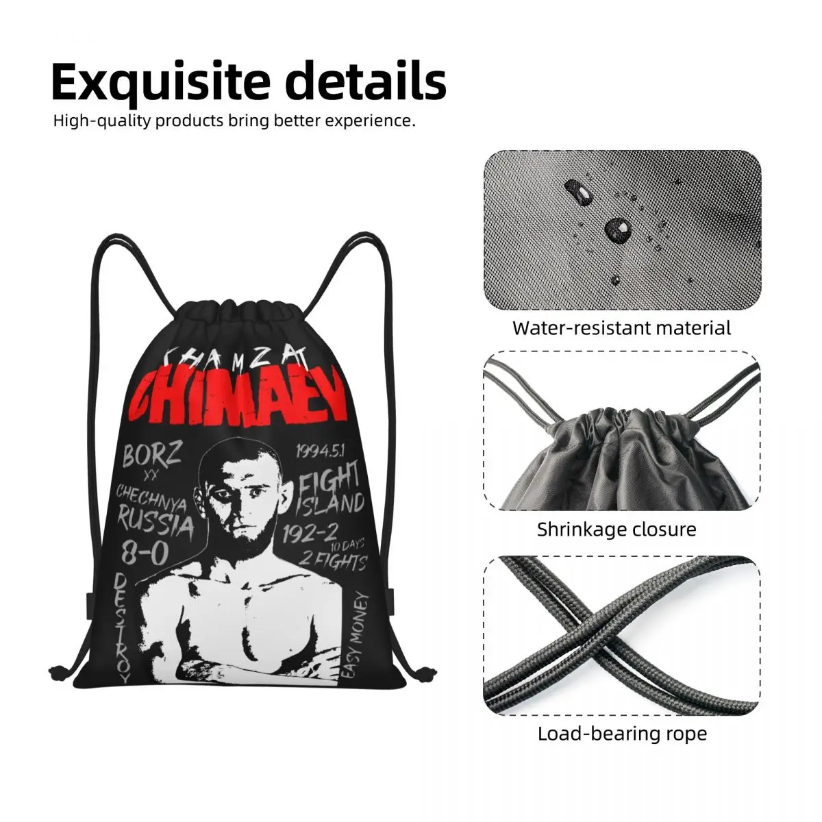 Рисунок 4 - Рюкзак на шнурке khamзат Kill Chimaev