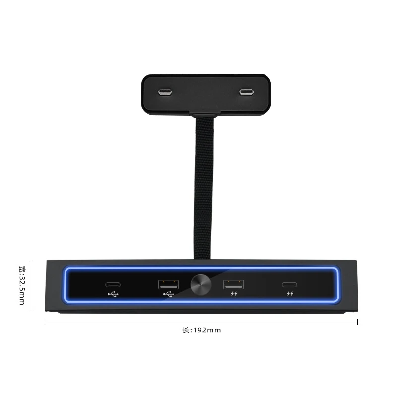 

Для Tesla Model 3/Y 2021-2024 светодиодная панель, центральный ящик, док-станция, USB/typeC, разветвитель, концентратор, 4-портовый концентратор, преобразователь, расширение