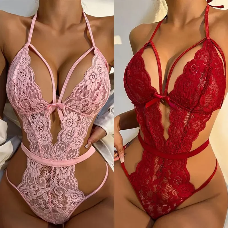 Горячие эротические комплекты женское нижнее белье кружевное сексуальный