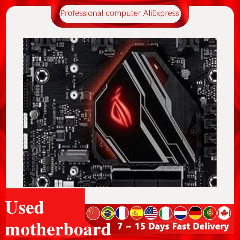 Используется для материнской платы ASUS ROG CROSSHAIR VII HERO C7H разъем AM4 AMD X470 оригинальная