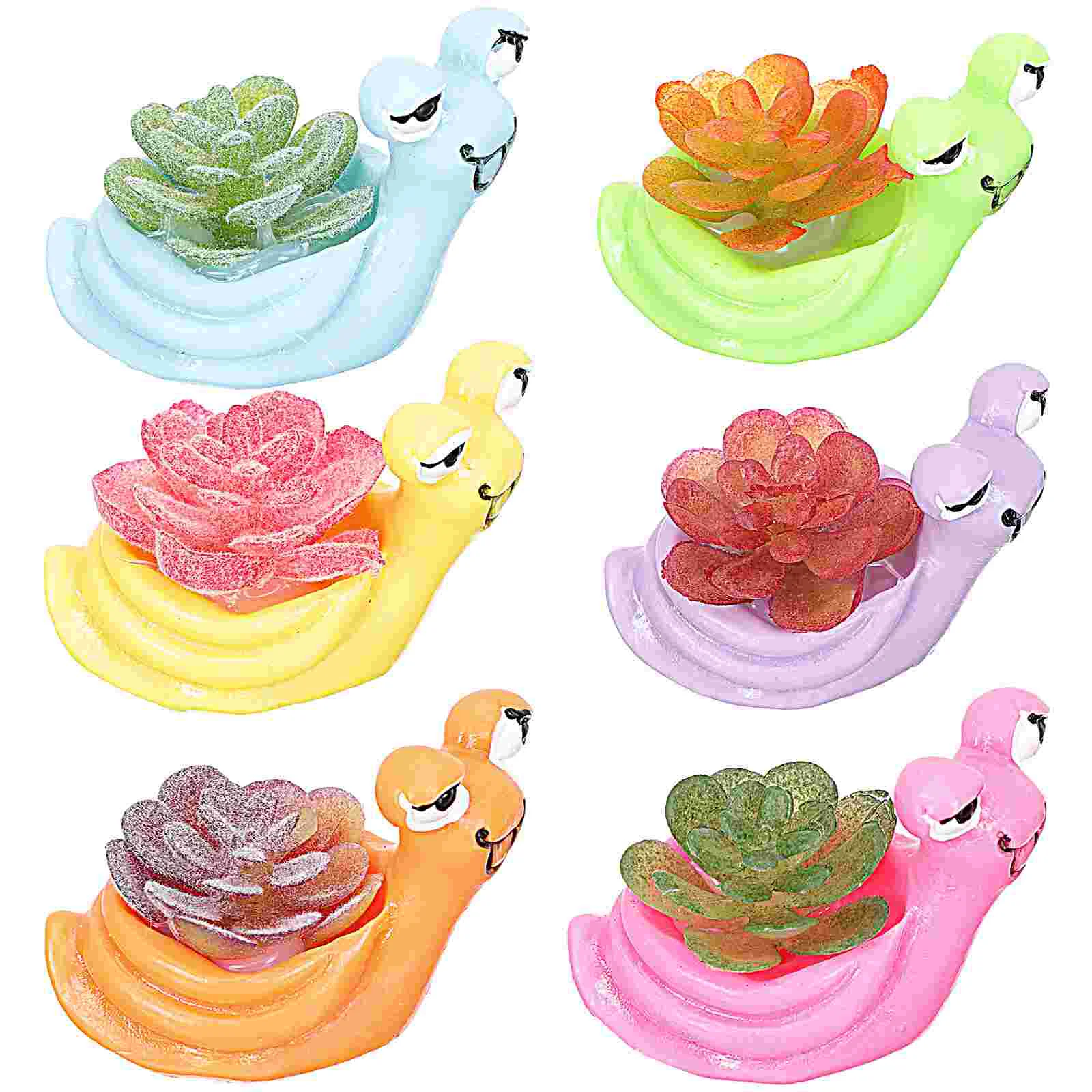 

6 шт., искусственные горшки для горшков, бонсай