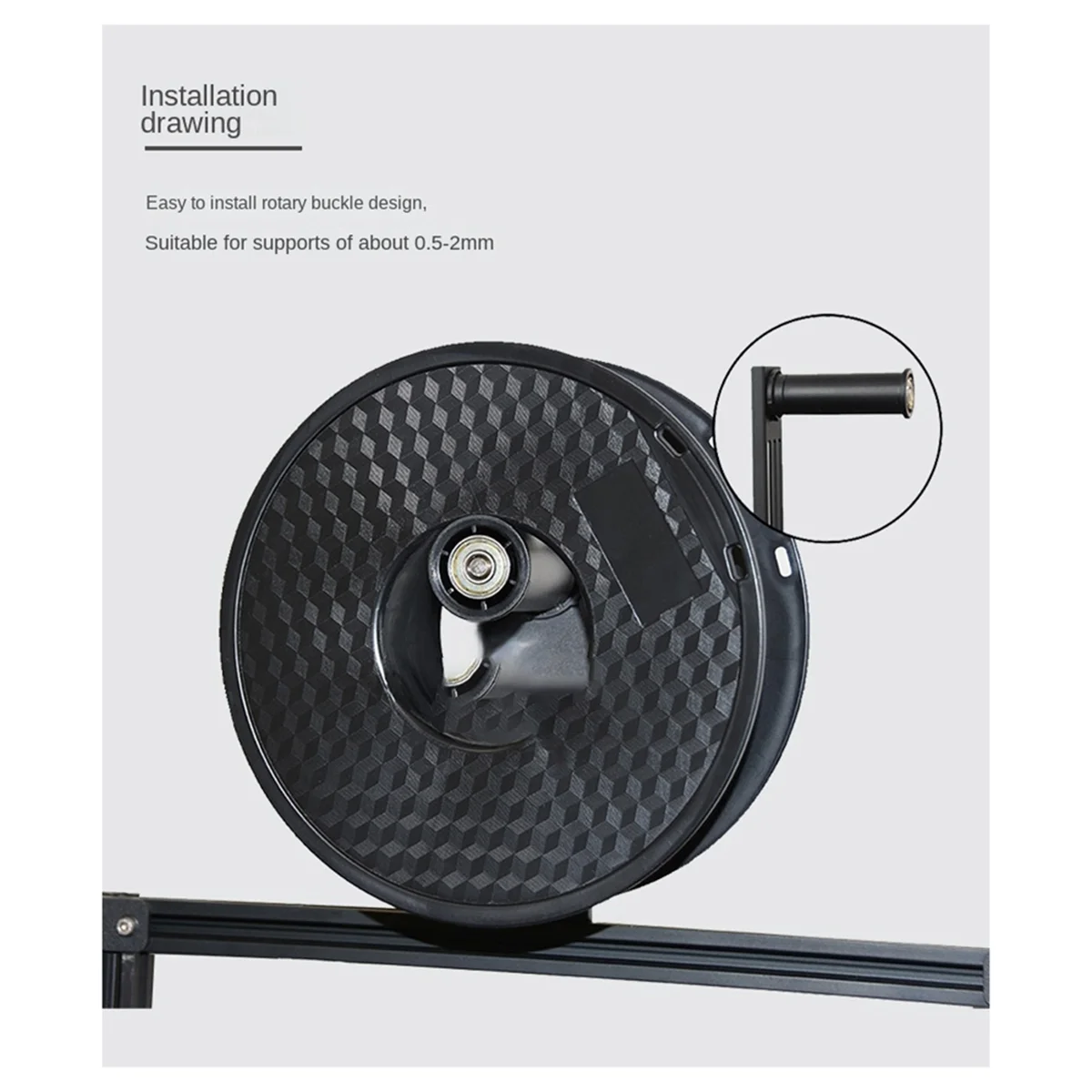 Держатель филамента для 3D-принтера катушка поддержка совместимых материалов