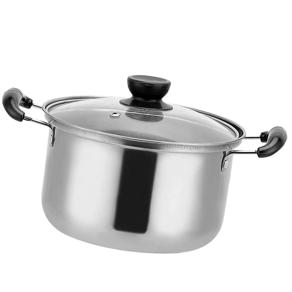 

Pot Soup Kitchen Cooking Stainless Steel Noodlespan Instant Warmer Butterporridge Japanese Saucemini Ramen Saucepot Pasta
