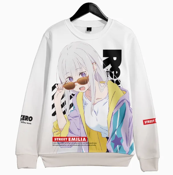 Толстовка с капюшоном для косплея из аниме Re:Life in a different world from zero Emiria