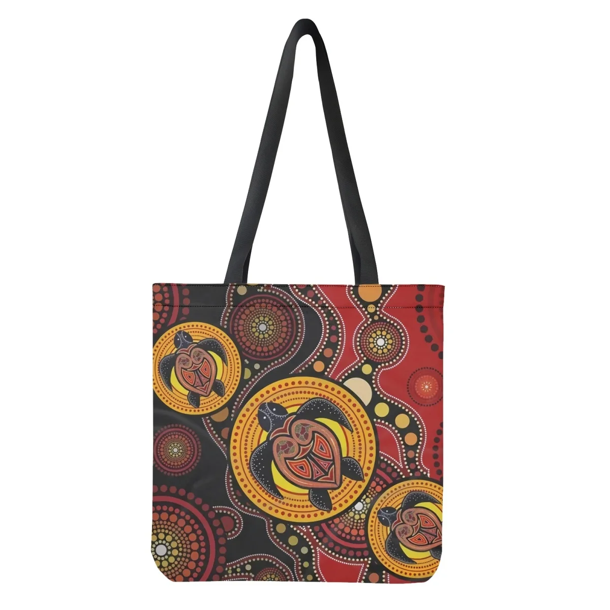 Indigenous Culture in Australia Shopping Bags for Women Totes 2023 Canvas Reusable Girls Shoulder Supermarket Handbag Mom Bolsa