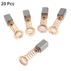 20 шт., карбоновая мини-дрель кисть, дремель для вращающегося инструмента, аксессуары для электроинструмента 5x5x8 мм, 10 пар