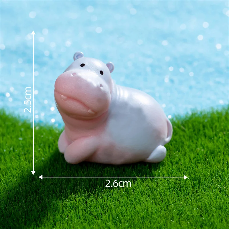 

Мини-кукла бегемот из смолы