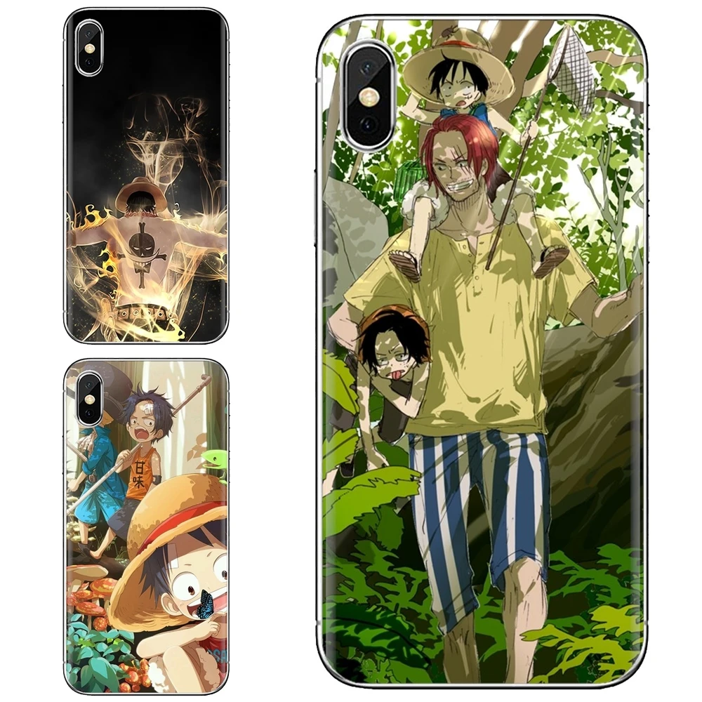 

For iPhone 10 11 12 13 Mini Pro 4S 5S SE 5C 6 6S 7 8 X XR XS Plus Max 2020 Cases Anime Cartoon One Piece Luffy Zoro