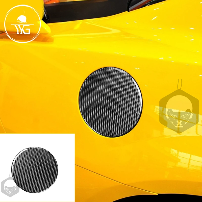 

3D Car Fuel Tank Cap Cover Auto Body Sticker Exterior Protective Carbon Fiber Accessories for Chevrolet Camaro 2010-2015