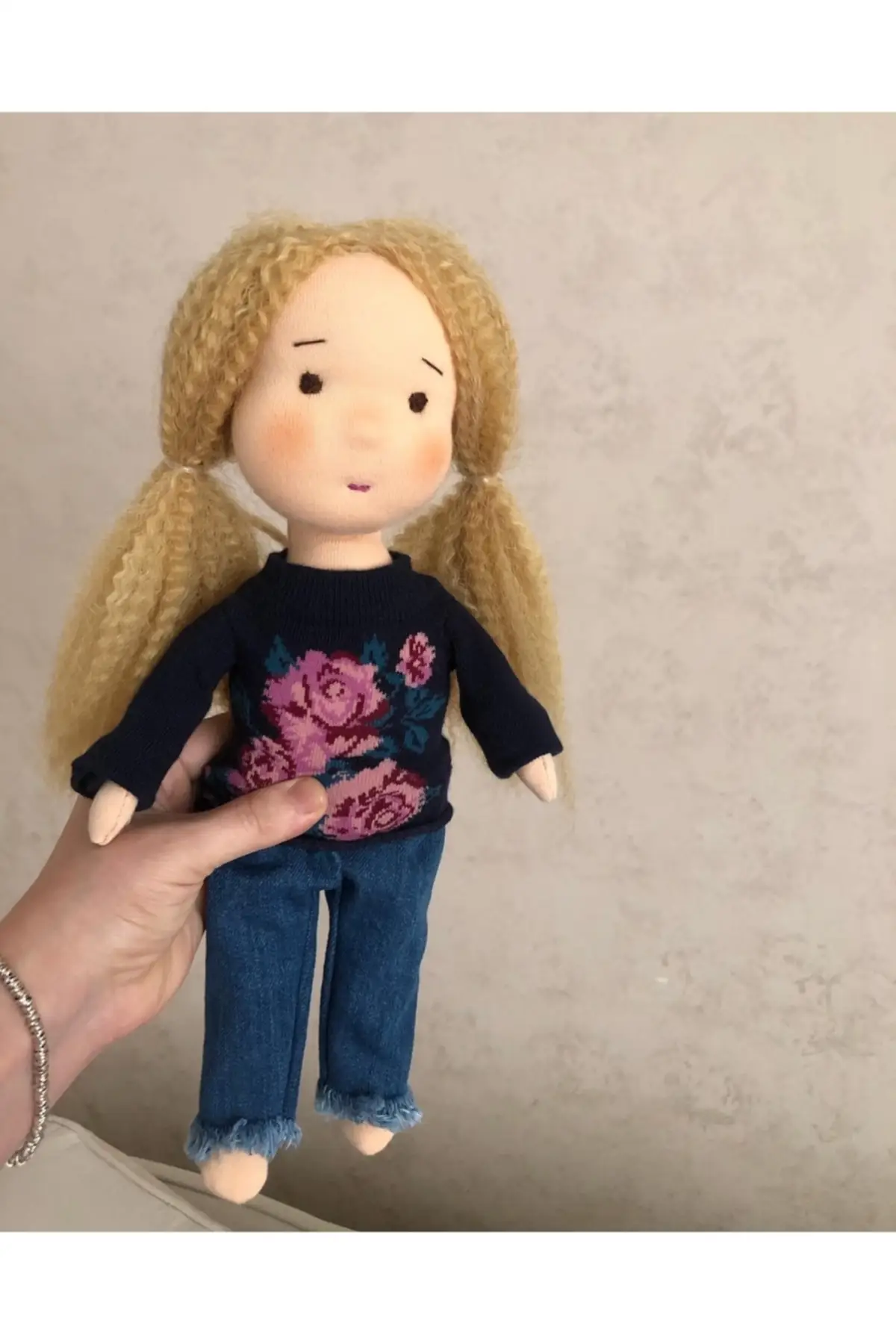 

Waldorf baby cloth toy mom & child