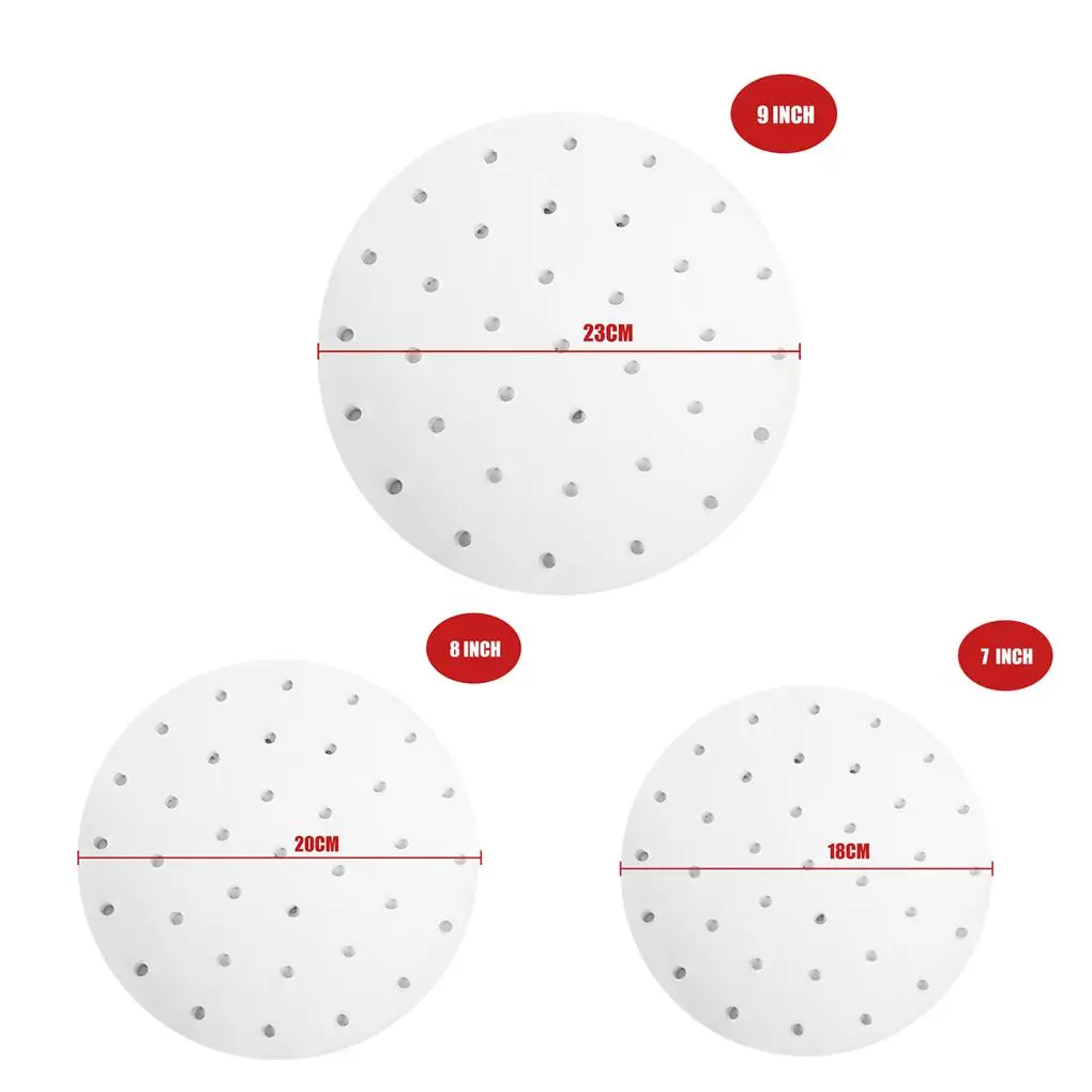 

100 шт., перфорированная бумага для жарки