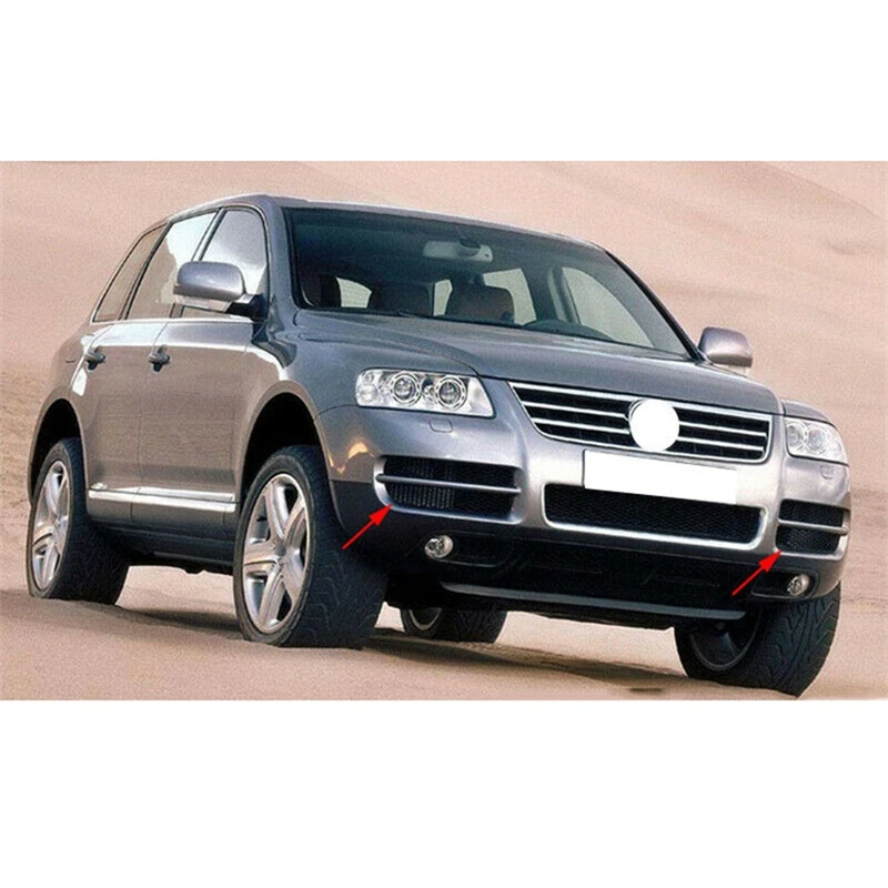 Передний противотуманный бампер с правой стороны задняя решетка гриля для Touareg