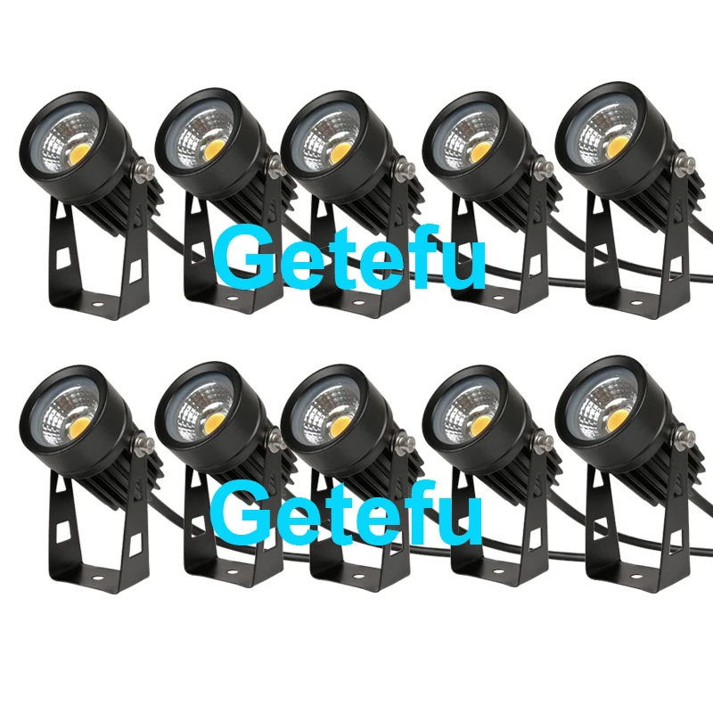 

10 шт. Getefu наружный светодиодный светильник для газона 3Вт/5Вт