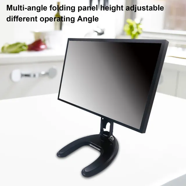 For Amazon Echo Show 15 Monitor Stand Base Mount 360 Rotation Holder Aluminum Alloy Adjustable Desktop Tablet Display Bracket 5