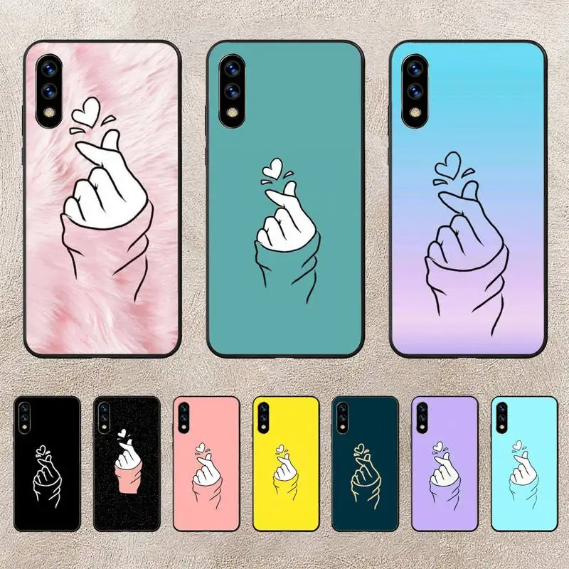 

Love On The Finger Phone Case For Huawei G7 G8 P7 P8 P9 P10 P20 P30 Lite Mini Pro P Smart Plus Cove Fundas