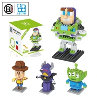 toy story building blocks bricks assembly woody buzz lightyear alien anime mini action figures educational toys children gifts