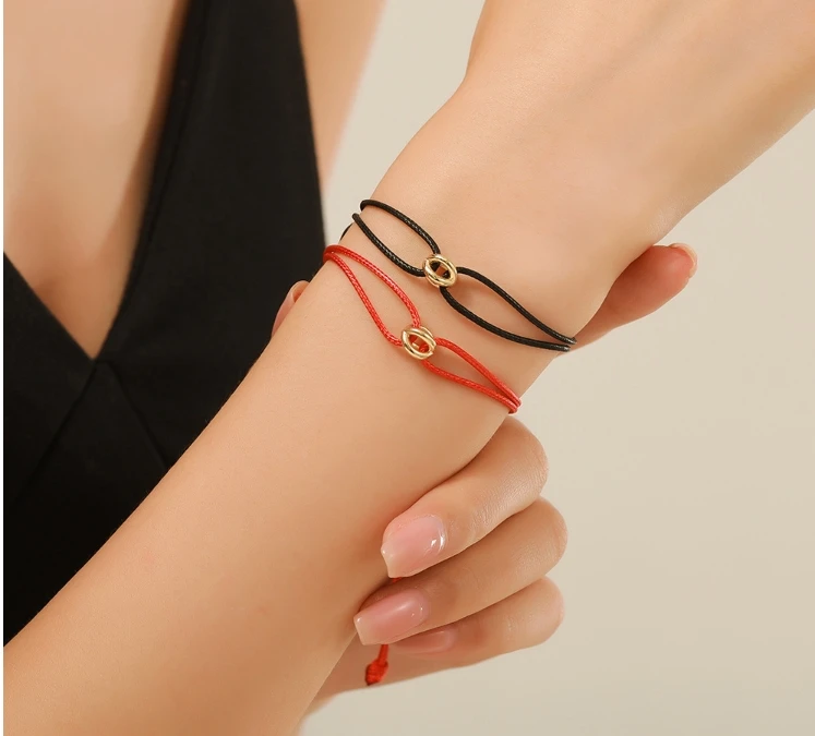 Дизайнерский браслет с символом текстуры трансферные бусины набор браслетов для