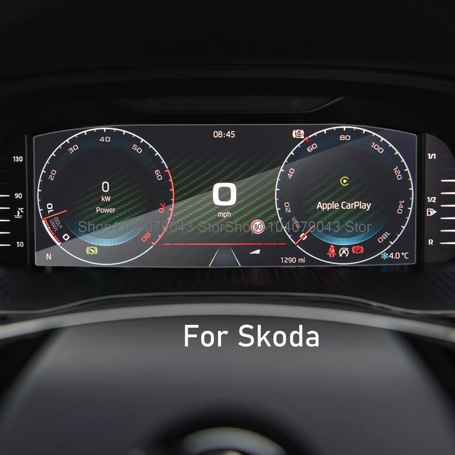 

Пленка из закаленного стекла для Skoda Columbus Octavia/kodiaq/Superb/Karoq/Kamiq 10,25 дюймов автомобильный ЖК-дисплей приборов Защитная пленка для экрана