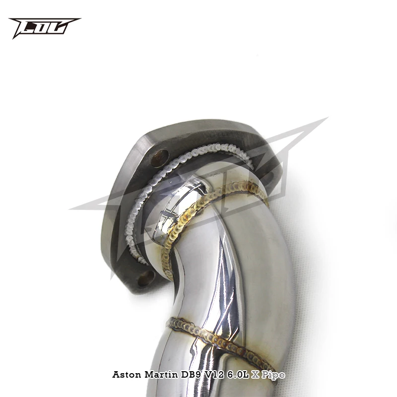 Передняя выхлопная труба COC Racing Car X Tube для Aston Martin DB9 Vantage Zagato Rapide 6 0 V12 из
