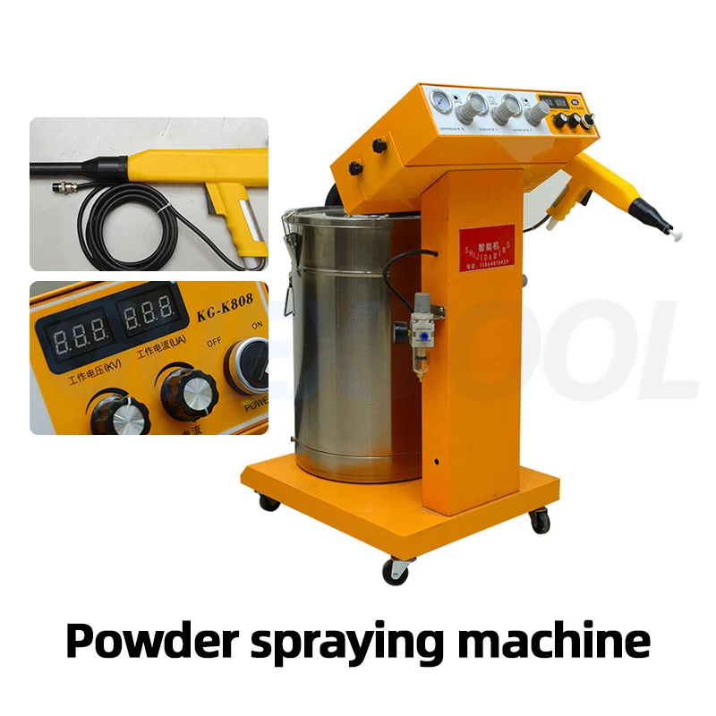 

Оборудование для нанесения покрытия и распыления 500 Вт электростатическое порошковое покрытие Безвоздушное оборудование малая Автоматическая распылительная машина
