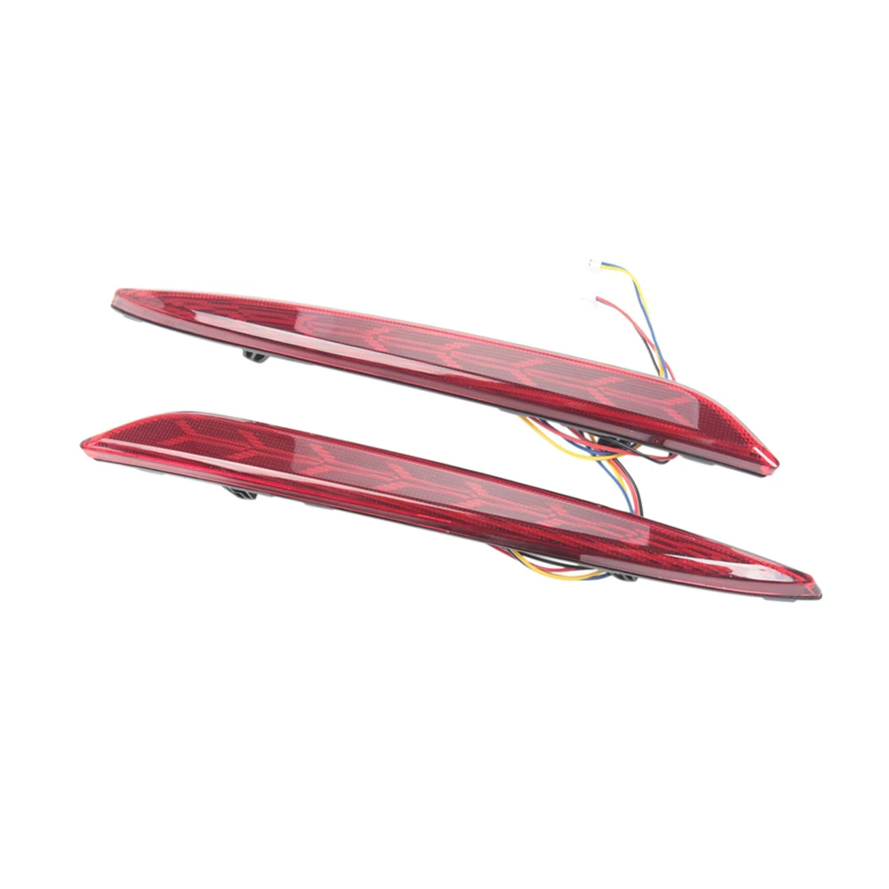 

2Pcs/Lot Cars Taillight LED Fog Light Anti-Collision Turn Signal Indicators Reflector LED Bumper Light for Tesla Model 3/Y