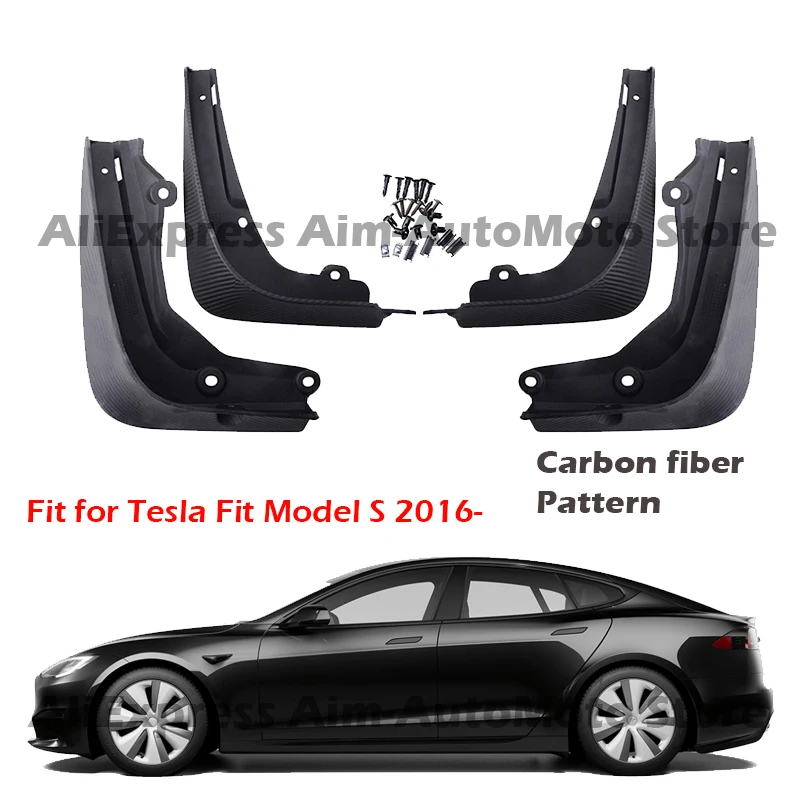 

Брызговики Rhyming, брызгозащищенный грязезащитный брызговик для автомобиля, передний и задний брызговики, защитные аксессуары, сменные, подходят для Tesla Model 3 S X Y