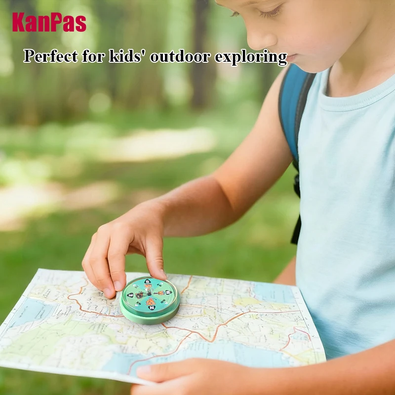 Фото Компас Kanpas Kael RedyGo/без жидкости/легкий для детских приключений на свежем воздухе/обучающий компас/ A-53-KL №2