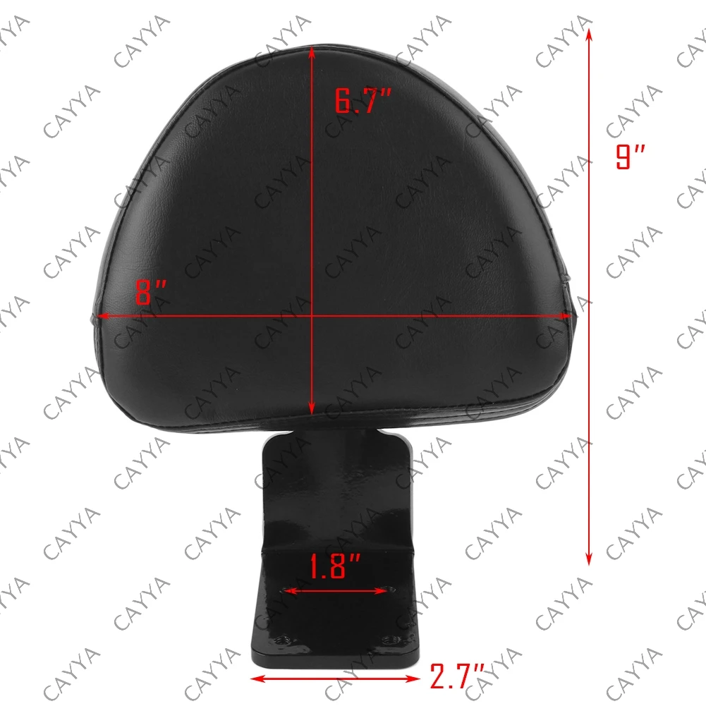 Фото Черная задняя спинка Sissy Bar Cowl для Victory Vegas Kingpin High Ball Jackpot №3