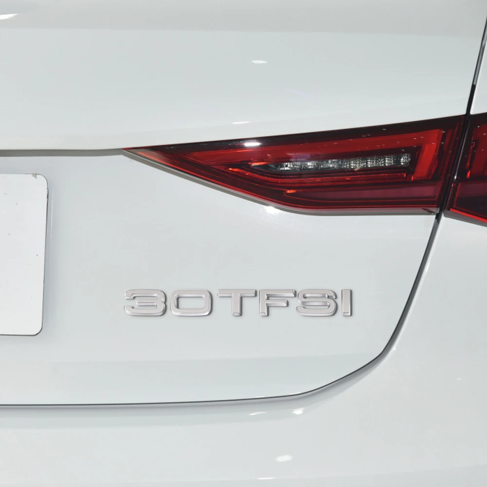 3D ABS авто эмблема наклейка 30TFSI 35TFSI 40TFSI 45TFSI 50TFSI 55TFSI 60TFSI с надписью автомобиля для AUDI