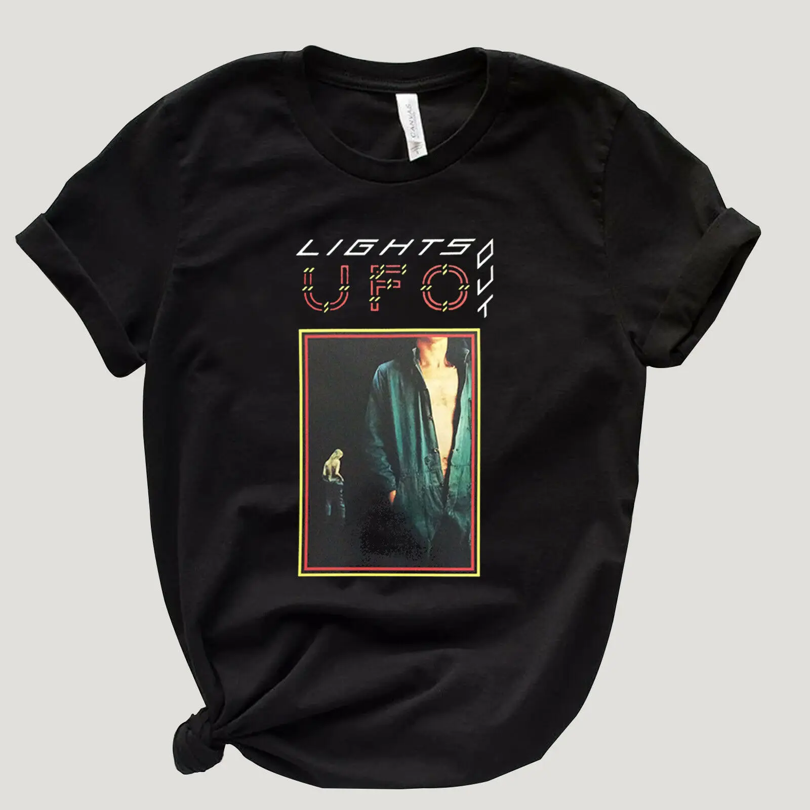 

UFO English Rock Band Lights Out Poster T-Shirt S-3XL