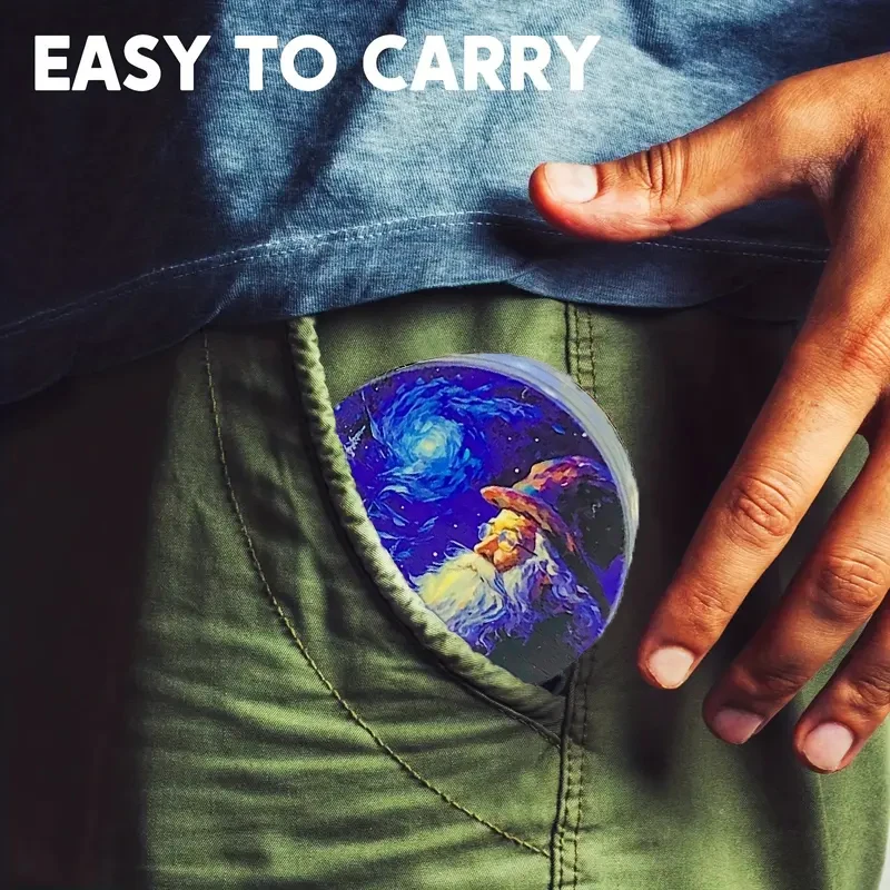 50 мм Рождественская серия синяя подходящая мельница для табака Санта-Клаус