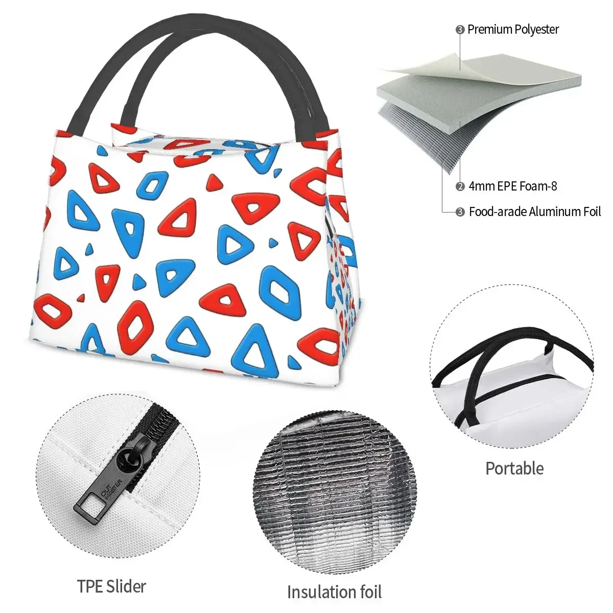 Сумки для обеда Togepi Stains 1 изолированная коробка бенто сумка многоразовые сумки