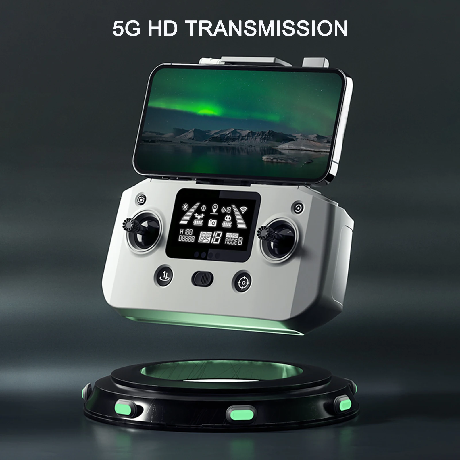 

Радиоуправляемый Дрон с GPS и камерой 4K 5GWifi 3-осевой карданный, время полета 25 минут, бесщеточный Квадрокоптер с сумкой для хранения