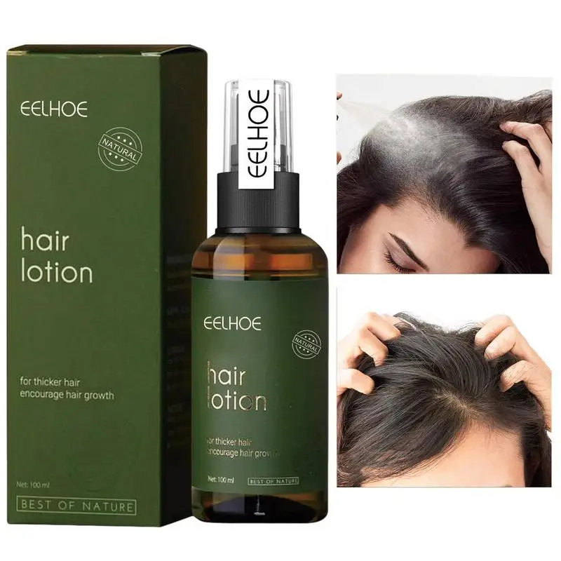 

Hair Growth Essence Spray Natural Hair Growth Thickening Spray Solid Hair Strong Spray For Dry Brittle Frizzy And Reworked Hair