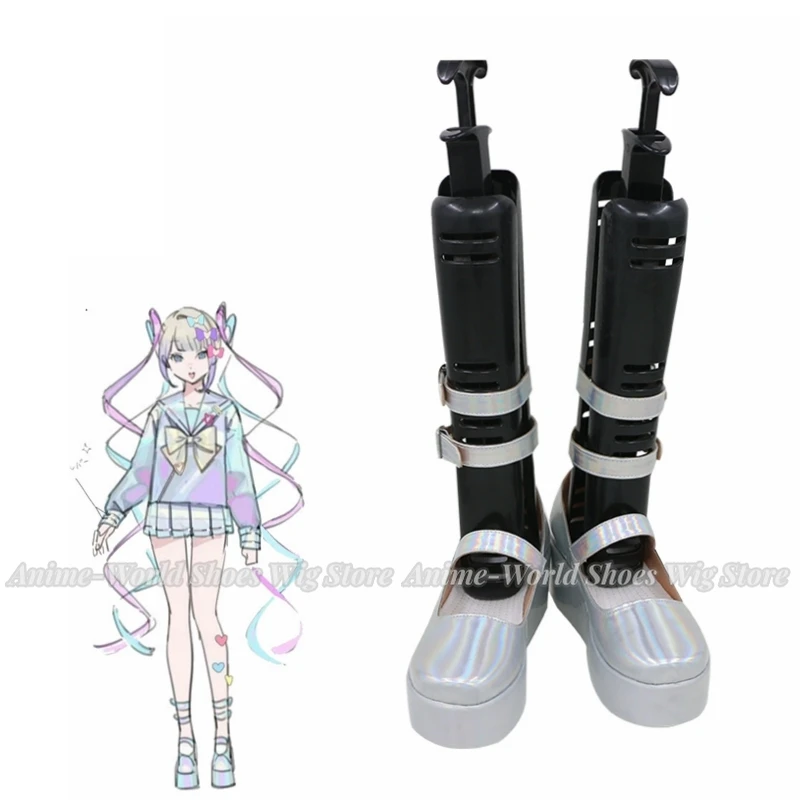 Туфли для косплея Hololive KAngel невесты красивая обувь унисекс Хэллоуина мужчин и