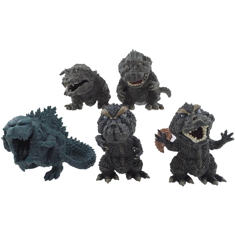 New Godzilla King of The Monsters Toy Action Figure Peripheral Ornaments Dinosaur Model Car Ornament Miniature Garden DIY Gift