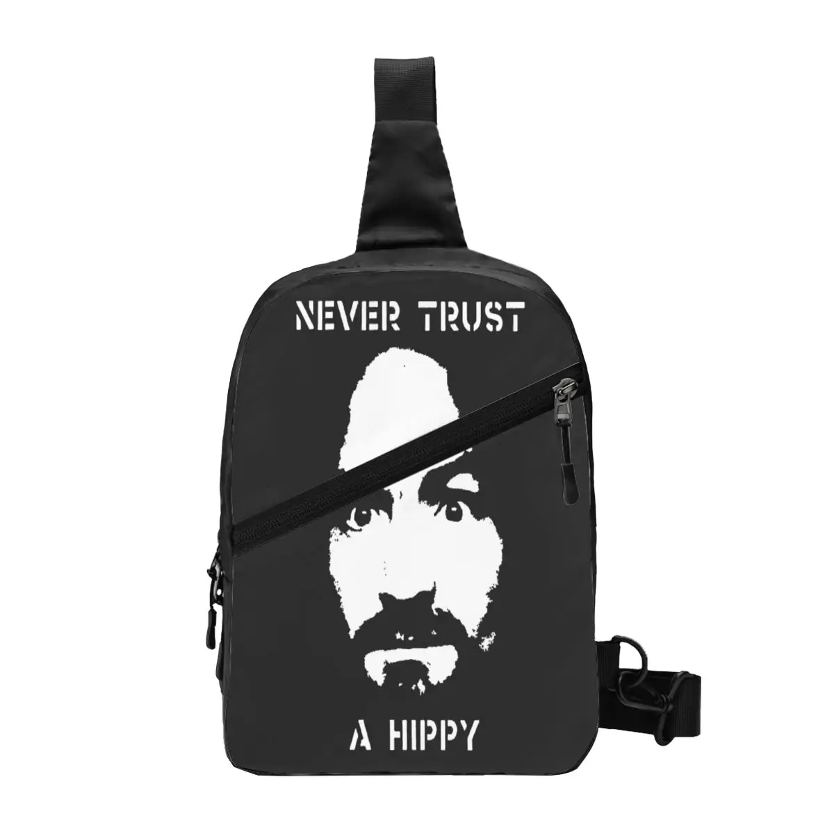 

Never Trust A Hippy Chest Package Modern Polyester fabric Out Nice gift Customizable