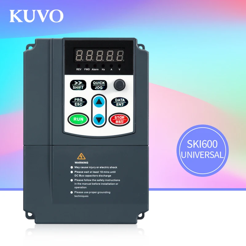 

VFD 0.75kw 1.5kw 2.2kw 4kw 5.5kw 7.5kw 220 to 380v motor controller ac variable frequency driver