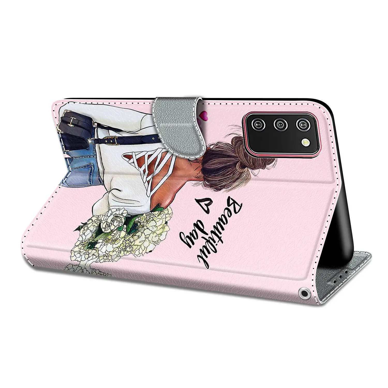 Etui Flip Leather Phone Case For Xiaomi Poco C40 4G Redmi 8 9 9A 9C 9T 10 Note 8 8T 9 Pro 9S Wallet Card Holder Stand Book Cover