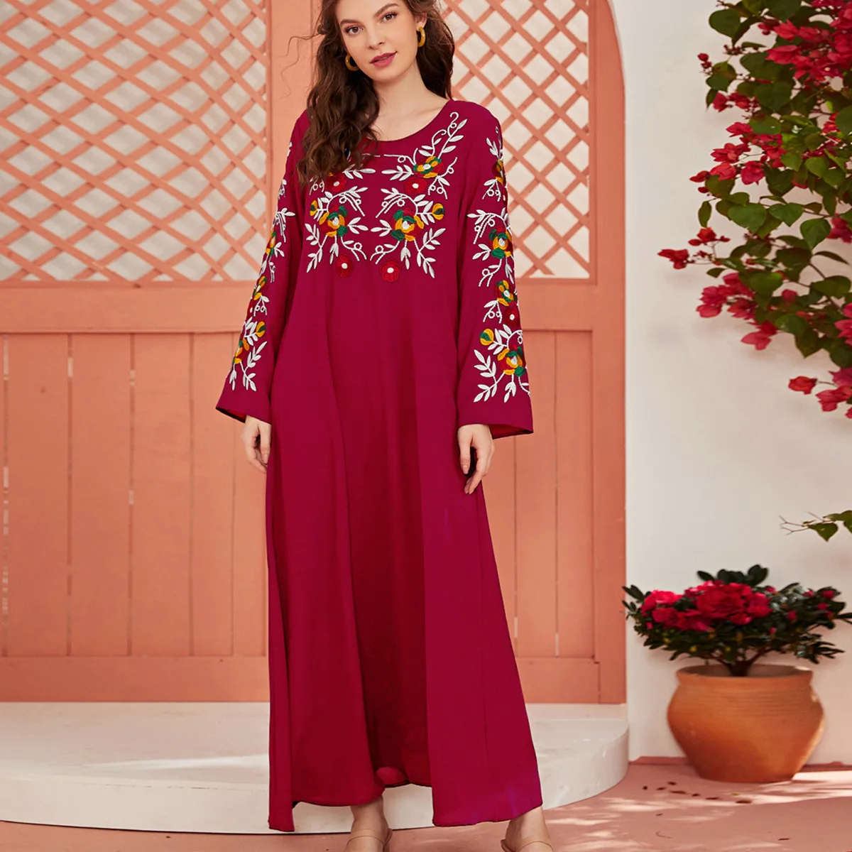 

Dubai Abaya Turkey Islam Arabic Muslim Long Maxi Dress African Dresses For Women Robe Longue Femme Musulmane Caftan Marocain