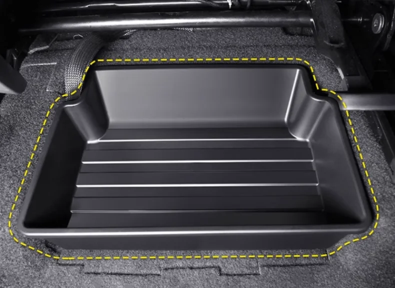 

Подходит для JETOUR Traveler T2 2023+, автомобильный ящик для хранения под сиденьем, фетровая ткань, многослойный ящик для хранения автомобиля под сиденьем, аксессуары для интерьера