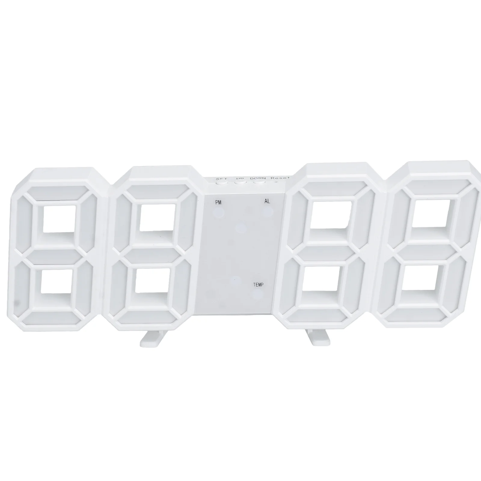 Светодиодные настенные часы с 3D-цифрами цифровые трехмерный светодиод ночная