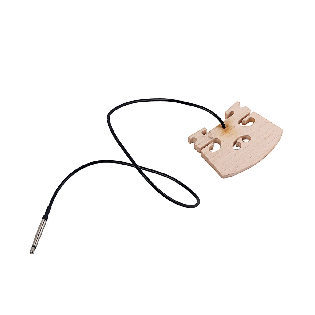 1 шт. мост для скрипки с пьезо-звукоснимателем внутри 4/4 полноразмерных