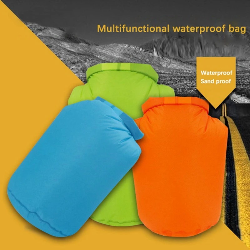 

Outdoor 3 Color Waterproof Swimming Bag Camping Rafting Storage Dry Bag with Adjustable Strap Hook