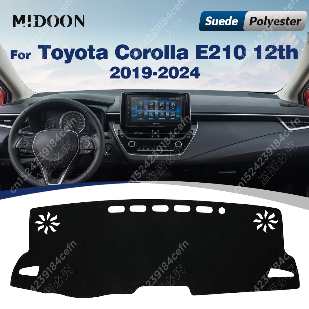 Крышка приборной панели автомобиля для Toyota Corolla E210 12th 2019 2020 2021 2022 2023 2024 коврик