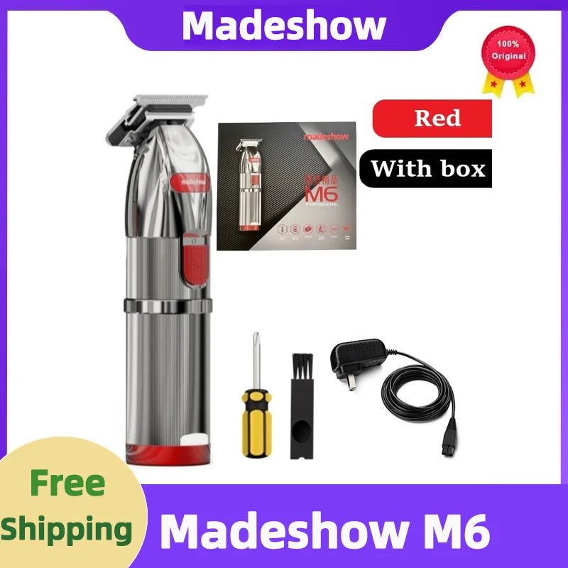 

Professional Hair Clippers Madeshow M5 M6 Powerful Haircuting Machine Grooming Trimmer Styling Tool Clipper Barber 7200rpm