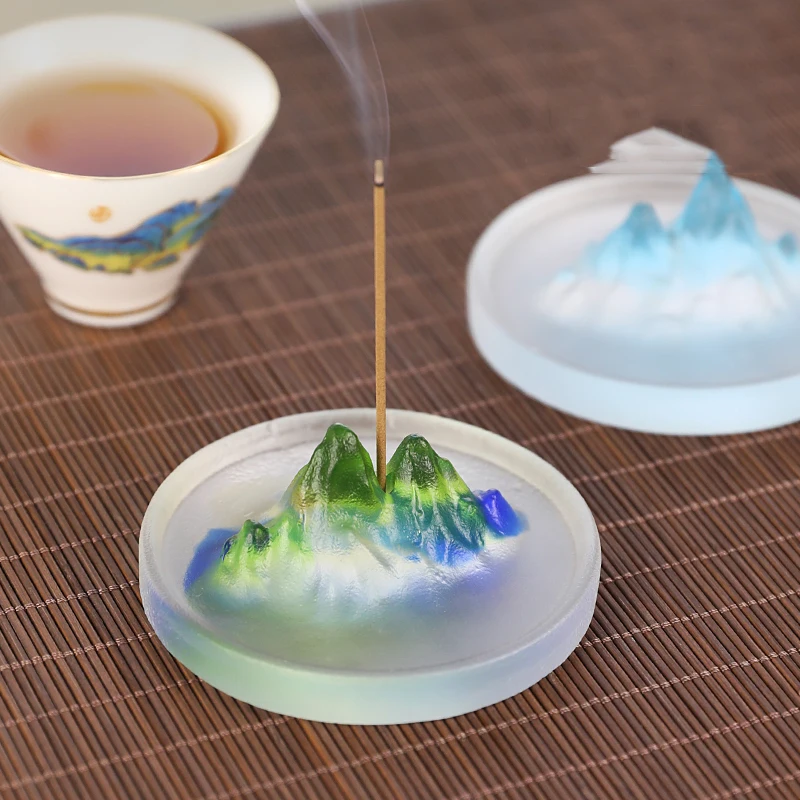 

Small Mountain Incense Burner Holder Smoke Creative Ramadan Decoration Incense Burner Aroma Diffuser Encensoir Home Decoration
